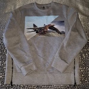 Neil Barrett bonded Jersey sweatshirt